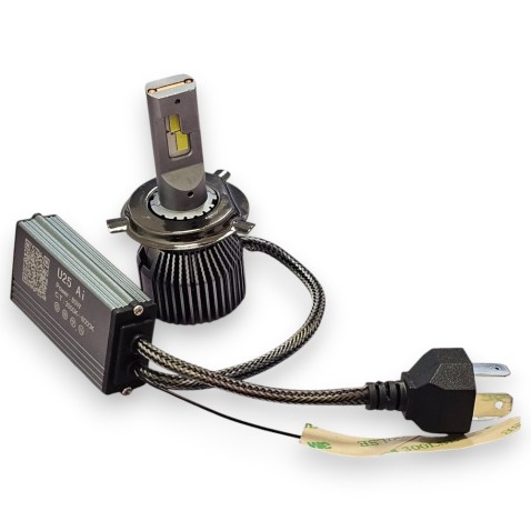 Kit Led H4 Camaleonte 3000K 4300K 5000K 6000K e Strobo Lenticolare e Parabola