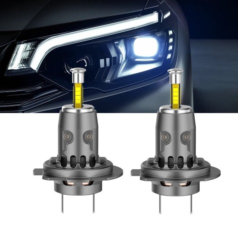 Lampade Led H7 6000k per Lenticolare CORTE Canbus Stessa Misura Originale REVOLUTION