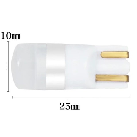 Lampadina LED T10 W5W 360 Gradi Bianca 6000K 12V Lampada di Posizione  CANBUS