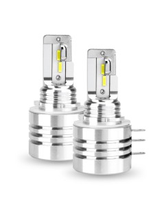 Lampade Led H15 PGJ23t-1 Compatte 6000k Luce Diurna DRL e Abbagliante Compatto