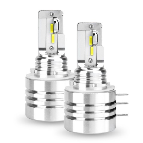 Lampade Led H15 PGJ23t-1 Compatte 6000k Luce Diurna DRL e Abbagliante Compatto