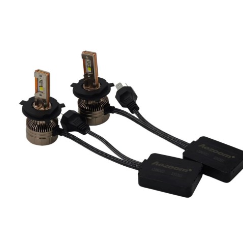 Kit Led H4 75w per Lenticolare e Parabola Altissima Potenza Definitivo Radius AOZOOM