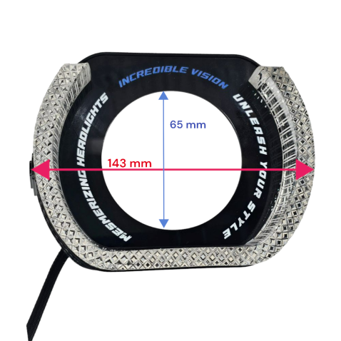 Cover Crystal 5D VELO L-SHAPE RGB Per 3 Pollici Con Freccia Switchback shrouds