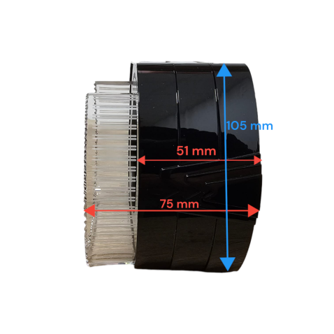 Cover Crystal 5D VELO U-SHAPE RGB Per 3 Pollici Con Freccia Switchback shrouds