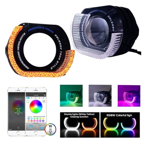 Cover Crystal 5D L-SHAPE VELO RGB Per 2,5 Pollici Con Freccia Switchback shrouds