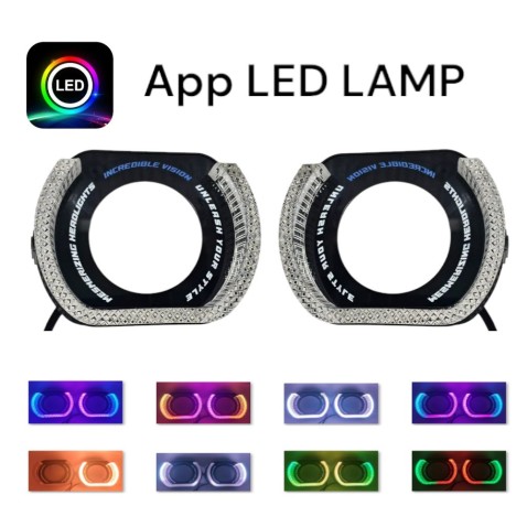 Cover Crystal 5D VELO U-SHAPE RGB Per 2,5 Pollici Con Freccia Switchback shrouds