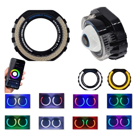 Cover Crystal 5D VELO CUT-SHAPE RGB Per 3 Pollici Con Freccia Switchback shrouds