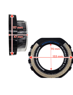 Cover Crystal 5D VELO CUT-SHAPE RGB Per 3 Pollici Con Freccia Switchback shrouds 2