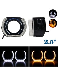 Cover Crystal 5D VELO U-SHAPE Bianco Arancio Per 2.5- Pollici Con Freccia Welcome Switchback shrouds