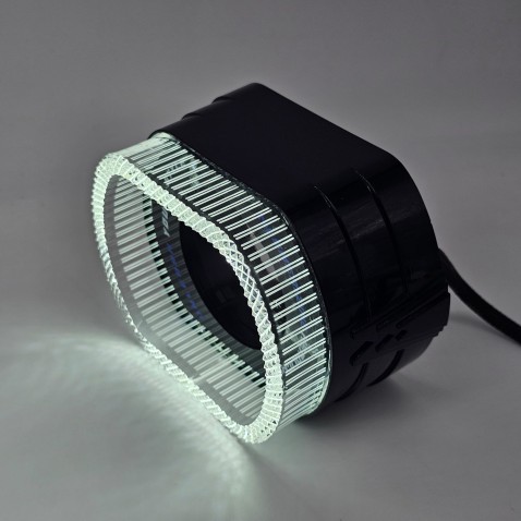 Cover Crystal 5D VELO O-SHAPE Bianco Arancio Per 3 Pollici Con Freccia Welcome Switchback shrouds