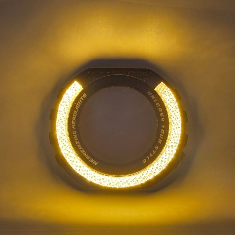 Cover Crystal 5D VELO CUT-SHAPE Bianco Arancio Per 3 Pollici Con Freccia Welcome Switchback shrouds