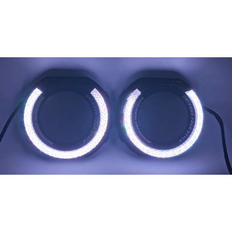 Cover Crystal 5D VELO CUT-SHAPE Bianco Arancio Per 2,5- Pollici Con Freccia Welcome Switchback shrouds