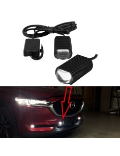 Mini Proiettore Laser SQL per Griglia Auto12V 6000K Auto Moto Aggiuntiva 2