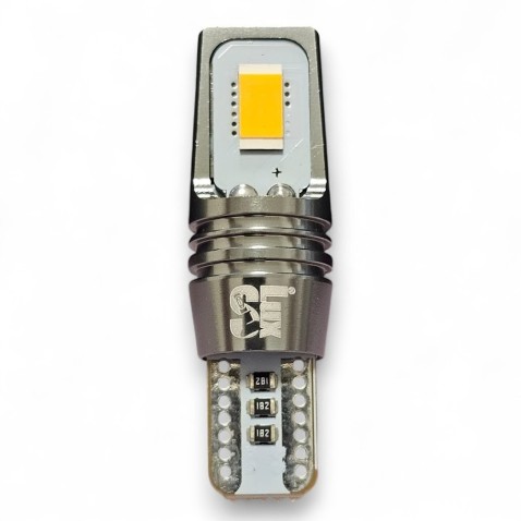 Lampada Led T10 W5W Super Canbus CSP Arancione Freccia Indicatore di Direzione