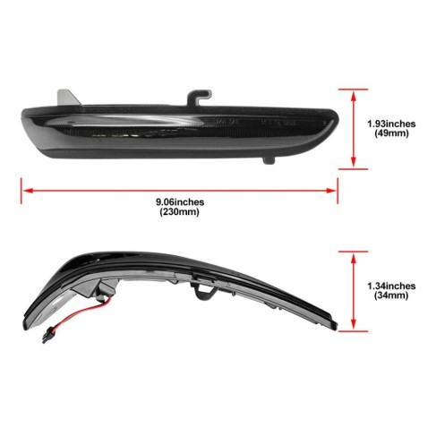 Peugeot 2008 Freccia Led Sequenziale Specchietto Dinamico Mirror Light