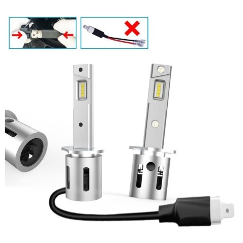 Kit Led H1 LUNAR con Ventola Canbus 6000k 32W