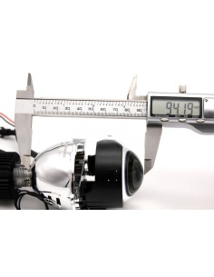 Un Proiettore Lenticolare 2 Pollici Aozoom LED Bi-Led 40w Faro Lente Ultra Compatto Moto Auto 2