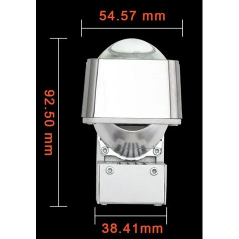 Proiettore Lenticolare Matrix Bi-LED 1,5 Pollici LED 40w 12V 6000K Auto Moto Retrofit