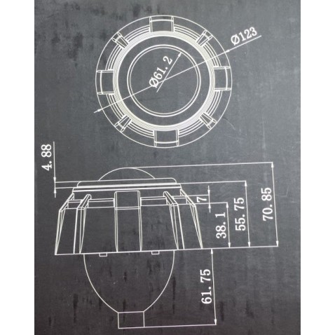 KIT PROIETTORE LENTICOLARE DOPPIO ANGEL G262