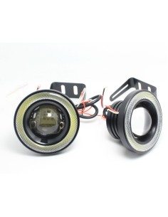 Faro Led 6000k Fendinebbia con Angel Bianco 3,5- kit DX e SX