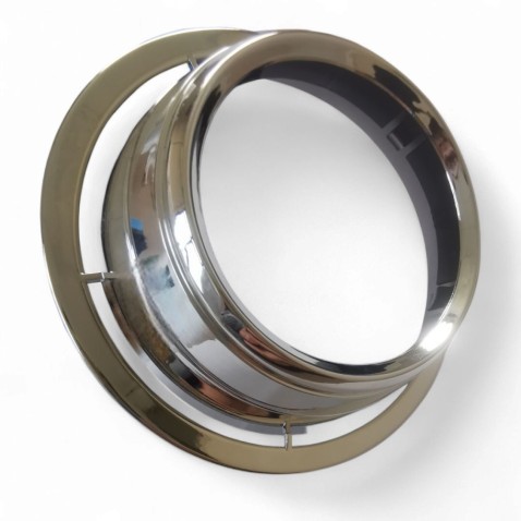 Coppia Cover Cromata per Lenticolare 3 Pollici W101 Retrofit