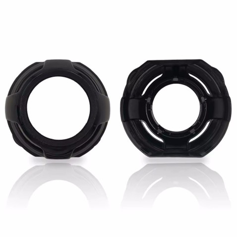 Coppia Cover Nera per Lenticolare 2,5 e 3 Pollici W3009 Retrofit