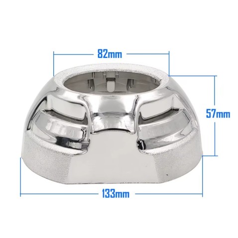 Coppia Cover Nera per Lenticolare 2,5 e 3 Pollici W3009 Retrofit