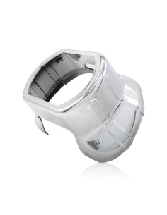 Coppia Cover Cromata per Lenticolare 3 Pollici Lente Quadrato F3001 Retrofit