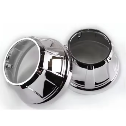 Coppia Cover Cromata per Lenticolare 2,5 e 3 Pollici Lente Quadrato W3003 Retrofit