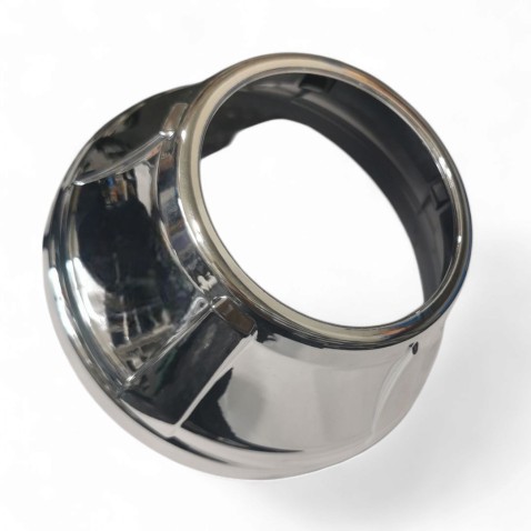 Coppia Cover Cromata per Lenticolare 2,5 e 3 Pollici Lente Quadrato W3003 Retrofit