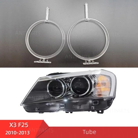 Fibra Ottica Policarbonato Sinistro DRL BMW Serie X3 F25 Ricambio Faro Led Acrylic Tube Guide Strip Light