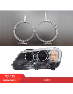 Fibra Ottica Policarbonato Destro DRL BMW Serie X3 F25 Ricambio Faro Led Acrylic Tube Guide Strip Light