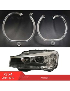 Fibra Ottica Policarbonato Sinistro DRL BMW Serie X3 F25 X4 F26 Ricambio Faro Led Acrylic Tube Guide Strip Light