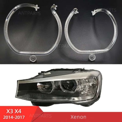 Fibra Ottica Policarbonato Destro DRL BMW Serie X3 F25 X4 F26 Ricambio Faro Led Acrylic Tube Guide Strip Light