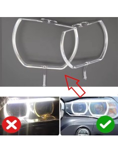 Fibra Ottica Policarbonato Sinistro DRL BMW Serie X5 F15 X6 F16 Ricambio Faro Led Acrylic Tube Guide Strip Light
