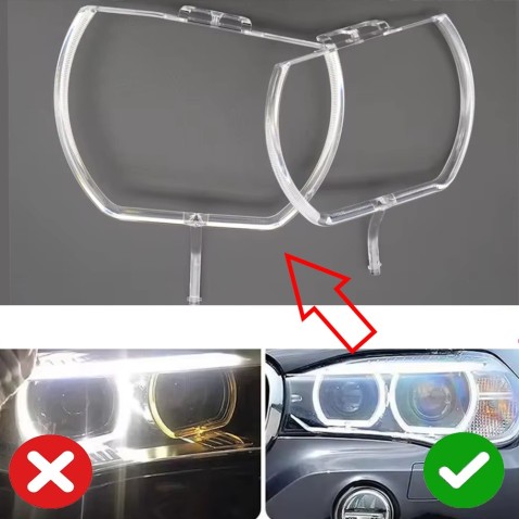Fibra Ottica Policarbonato Sinistro DRL BMW Serie X5 F15 X6 F16 Ricambio Faro Led Acrylic Tube Guide Strip Light