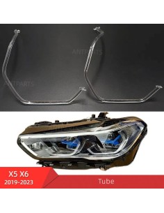 Fibra Ottica Policarbonato Destro DRL BMW Serie X5 G05 X6 G06 Ricambio Faro Led Acrylic Tube Guide Strip Light