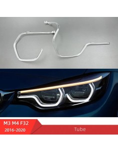 Fibra Ottica Policarbonato Sinistro DRL BMW Serie 4 F32 F36 F80 F83 F83 Ricambio Faro Led Acrylic Tube Guide Strip Light 2
