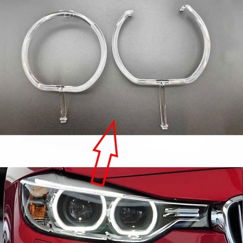 Fibra Ottica Policarbonato Destro DRL BMW Serie 4 F32 F36 F33 Ricambio Faro Led Acrylic Tube Guide Strip Light