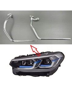 Fibra Ottica Policarbonato Sinistro DRL BMW Serie X3 X4 G02 G08 LCI Ricambio Faro Led Acrylic Tube Guide Strip Light