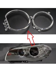 Fibra Ottica Policarbonato Sinistro DRL BMW Serie 5 F10 F18 Ricambio Faro Led Acrylic Tube Guide Strip Light