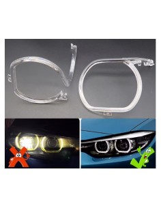 Fibra Ottica Policarbonato Sinistro DRL BMW Serie 4 F32 F36 F33 17-20 Ricambio Faro Led Acrylic Tube Guide Strip Light