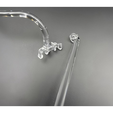 Fibra Ottica Policarbonato Sinistro DRL BMW Serie F40 F44 Ricambio Faro Led Acrylic Tube Guide Strip Light