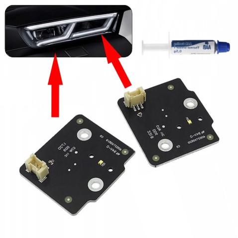 Modulo Led DRL Sinistro Audi Q5 SQ5 FY 80A 18-20 FULL Ricambio 6002tx0519