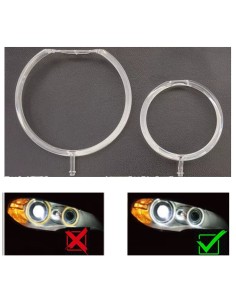 Fibra Ottica Policarbonato DRL BMW X5 E70 LCI Ricambio Faro Xenon Led Acrylic Tube Guide Strip Light