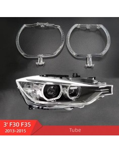 Fibra Ottica Policarbonato Sinistro DRL BMW Serie 3 F30 Ricambio Faro Xenon Led Acrylic Tube Guide Strip Light