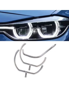 Fibra Ottica Policarbonato Sinistro DRL BMW Serie 3 F30 LCI F36 Ricambio Faro Xenon Led Acrylic Tube Guide Strip Light