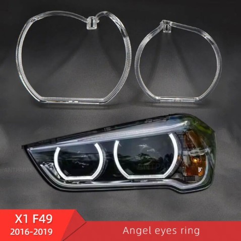 Fibra Ottica Policarbonato Destro DRL BMW Serie X1 F48 F49 Xenon Ricambio Faro Xenon Led Acrylic Tube Guide Strip Light