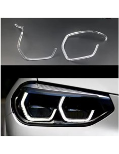 Fibra Ottica Policarbonato Destro DRL BMW Serie iX3 G08 Ricambio Faro Led Acrylic Tube Guide Strip Light