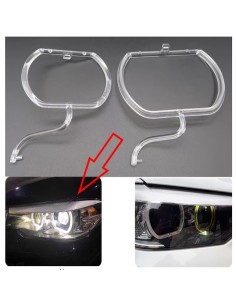 Fibra Ottica Policarbonato Sinistro DRL BMW Serie 5 G30 Ricambio Faro Led Acrylic Tube Guide Strip Light